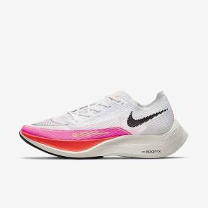 Men's Nike ZoomX Vaporfly Next% 2 Road Racing Running Shoes Gold / Orange / Black | NK537RIZ