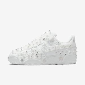 Women's Nike Air Force 1 LXX x Swarovski Sneakers White / Metal Silver / White | NK157CIG