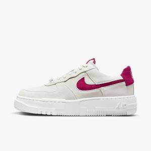 Women's Nike Air Force 1 Pixel Sneakers White | NK469TXR