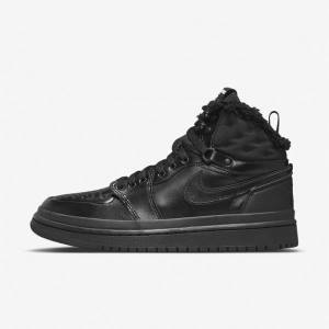 Women's Nike Air Jordan 1 Acclimate Sneakers Black / White | NK016PEO