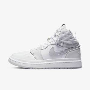 Women's Nike Air Jordan 1 Acclimate Sneakers White / Grey | NK609TSH