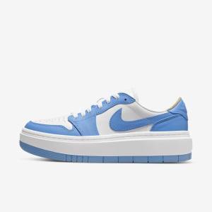 Women's Nike Air Jordan 1 Elevate Low SE Sneakers White Black / Blue | NK830IDM