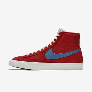 Women's Nike Blazer Mid 77 By You Custom Sneakers Multicolor | NK961LHB