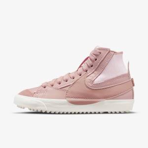 Women's Nike Blazer Mid 77 Jumbo Sneakers Pink / Rose | NK021VND