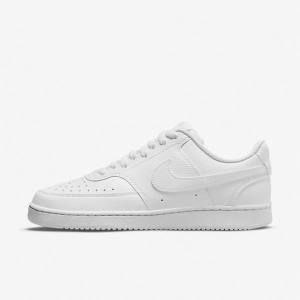 Women's Nike Court Vision Low Next Nature Sneakers White | NK231RUF