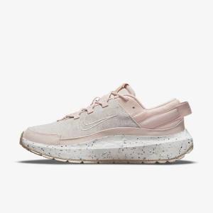 Women's Nike Crater Remixa Sneakers Pink / White / Cream | NK528KGX