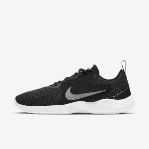 Women's Nike Flex Experience Run 10 Road Running Shoes Black / Dark Grey / White | NK519ASB