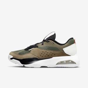 Women's Nike Jordan Air 200E Sneakers Olive / White / Brown / Red | NK504EVG