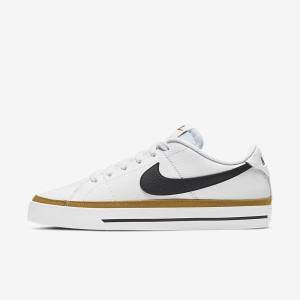 Women's Nike NikeCourt Legacy Sneakers White / Black | NK698AEN