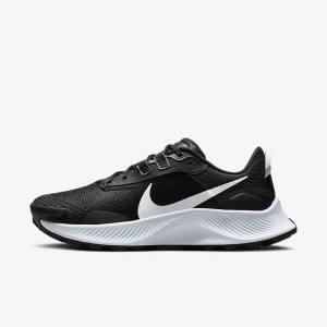 Women's Nike Pegasus Trail 3 Trail Running Shoes Black / Dark Grey / Platinum | NK527RSX