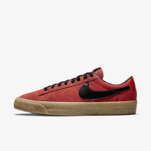 Women's Nike SB Zoom Blazer Low Pro GT Skate Shoes Light Brown / Black | NK912EHG