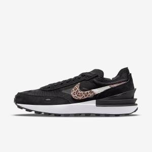 Women's Nike Waffle One SE Sneakers Black / Multicolor | NK247TUD