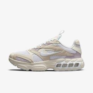 Women's Nike Zoom Air Fire Sneakers White / Purple / White | NK840XZD